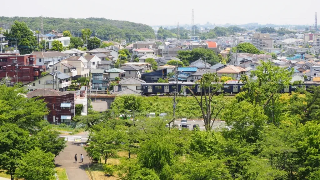 東京都東村山市の街並み